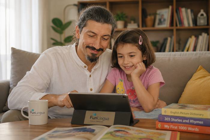 Sabur and his daughter
